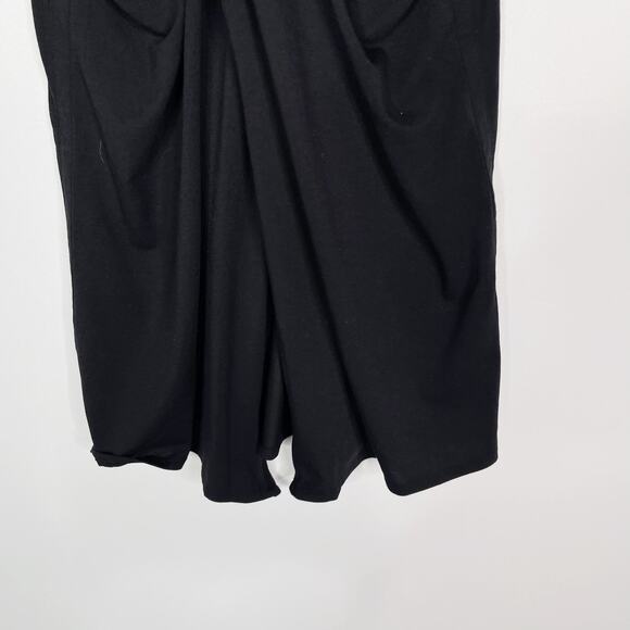 Athleta Small S Black Essence Vital Tie Back Tank Top Round Neck Workout Active - Picture 6 of 10